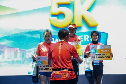 Race photo from CISANGKAN KBP CITY RUN 2025