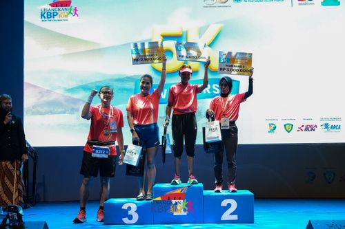 Race photo from CISANGKAN KBP CITY RUN 2025