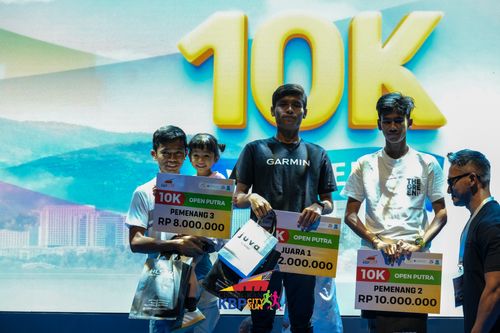 Race photo from CISANGKAN KBP CITY RUN 2025