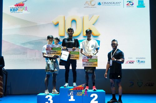 Race photo from CISANGKAN KBP CITY RUN 2025