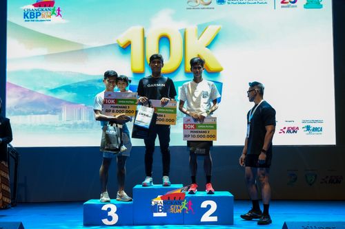 Race photo from CISANGKAN KBP CITY RUN 2025