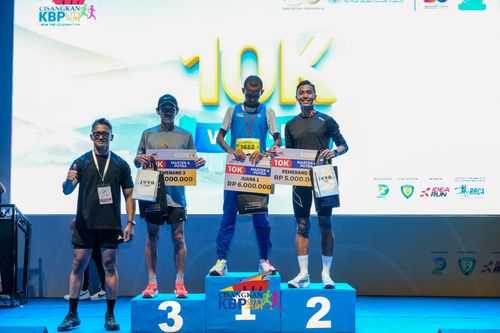 Race photo from CISANGKAN KBP CITY RUN 2025