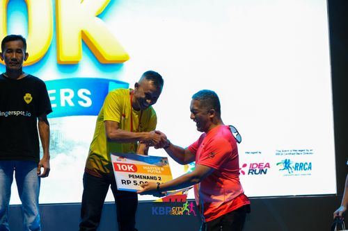Race photo from CISANGKAN KBP CITY RUN 2025