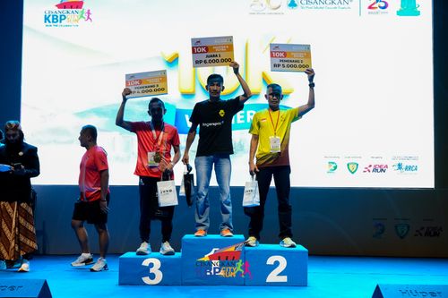 Race photo from CISANGKAN KBP CITY RUN 2025