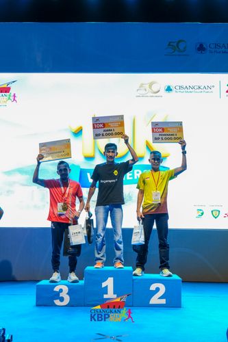 Race photo from CISANGKAN KBP CITY RUN 2025