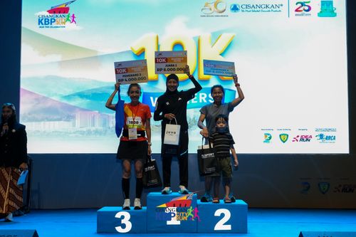 Race photo from CISANGKAN KBP CITY RUN 2025