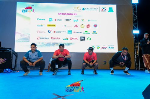 Race photo from CISANGKAN KBP CITY RUN 2025