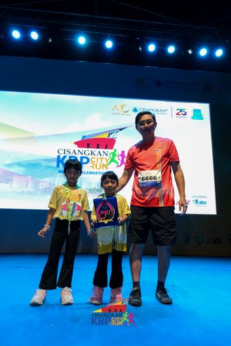 Race photo from CISANGKAN KBP CITY RUN 2025