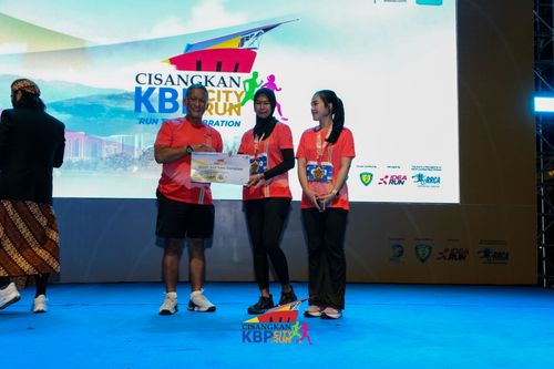 Race photo from CISANGKAN KBP CITY RUN 2025