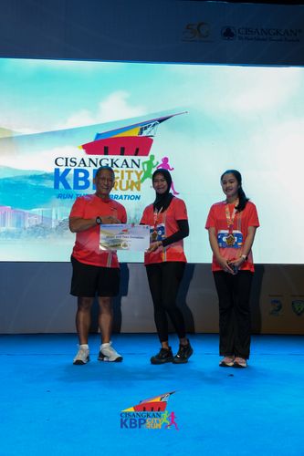 Race photo from CISANGKAN KBP CITY RUN 2025
