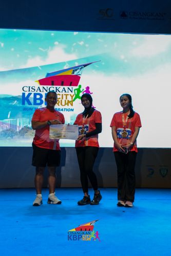 Race photo from CISANGKAN KBP CITY RUN 2025