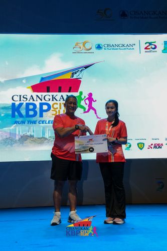 Race photo from CISANGKAN KBP CITY RUN 2025