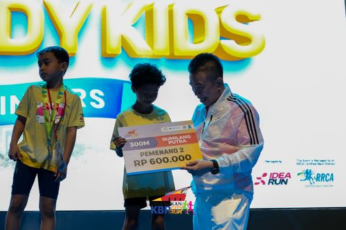 Race photo from CISANGKAN KBP CITY RUN 2025