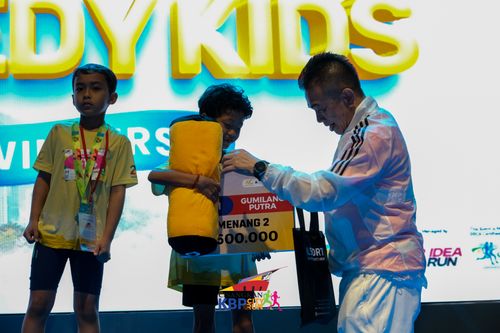 Race photo from CISANGKAN KBP CITY RUN 2025