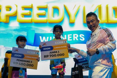 Race photo from CISANGKAN KBP CITY RUN 2025