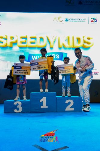 Race photo from CISANGKAN KBP CITY RUN 2025