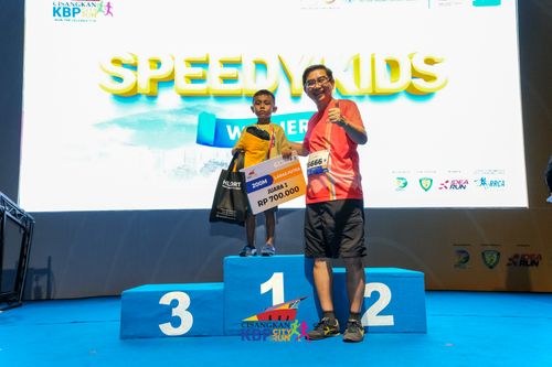 Race photo from CISANGKAN KBP CITY RUN 2025