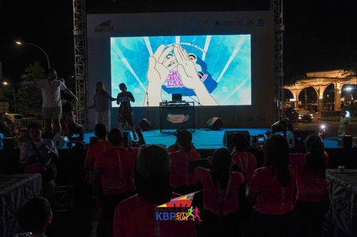 Race photo from CISANGKAN KBP CITY RUN 2025