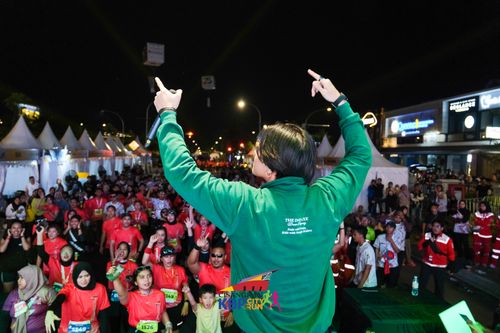 Race photo from CISANGKAN KBP CITY RUN 2025
