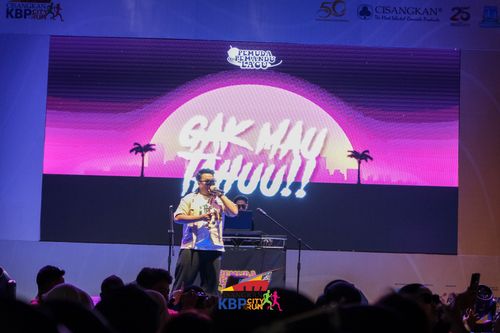 Race photo from CISANGKAN KBP CITY RUN 2025
