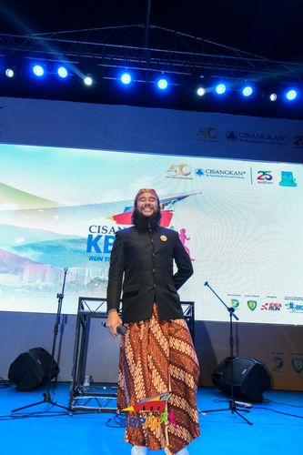 Race photo from CISANGKAN KBP CITY RUN 2025
