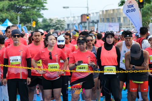 Race photo from CISANGKAN KBP CITY RUN 2025