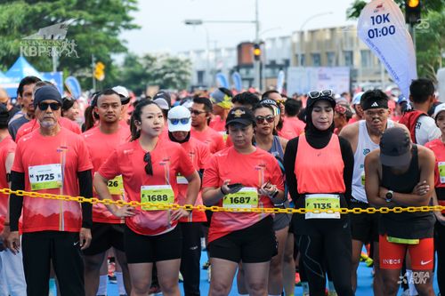 Race photo from CISANGKAN KBP CITY RUN 2025
