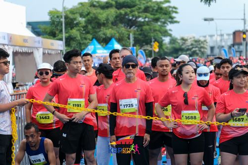 Race photo from CISANGKAN KBP CITY RUN 2025