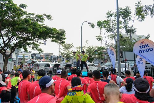 Race photo from CISANGKAN KBP CITY RUN 2025