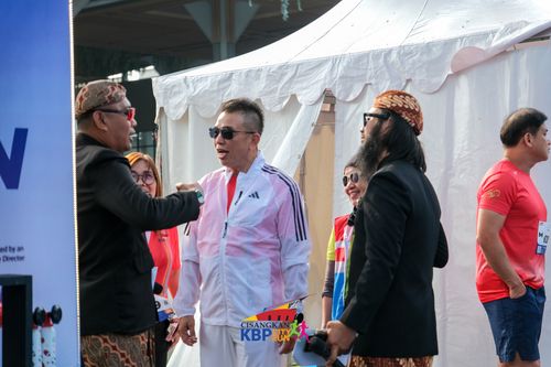 Race photo from CISANGKAN KBP CITY RUN 2025