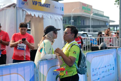 Race photo from CISANGKAN KBP CITY RUN 2025