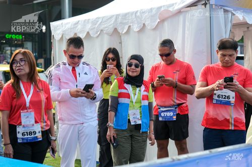 Race photo from CISANGKAN KBP CITY RUN 2025
