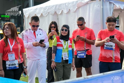 Race photo from CISANGKAN KBP CITY RUN 2025