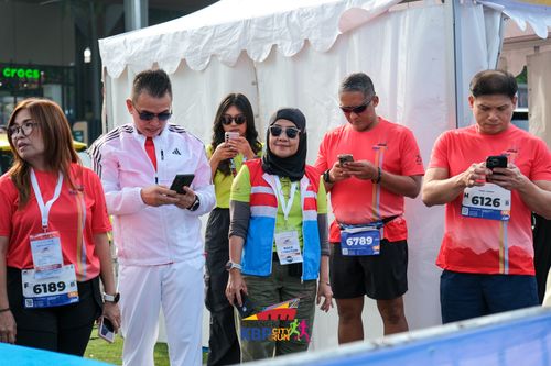Race photo from CISANGKAN KBP CITY RUN 2025