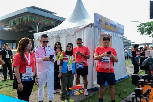 Race photo from CISANGKAN KBP CITY RUN 2025