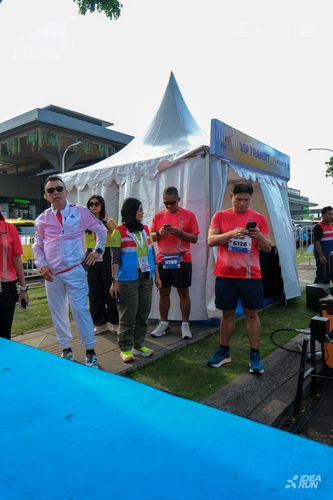 Race photo from CISANGKAN KBP CITY RUN 2025