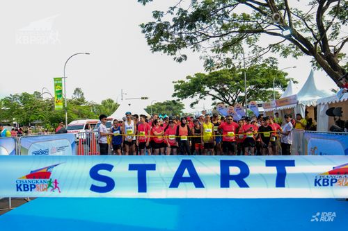Race photo from CISANGKAN KBP CITY RUN 2025