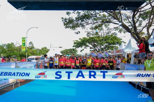 Race photo from CISANGKAN KBP CITY RUN 2025