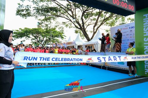 Race photo from CISANGKAN KBP CITY RUN 2025