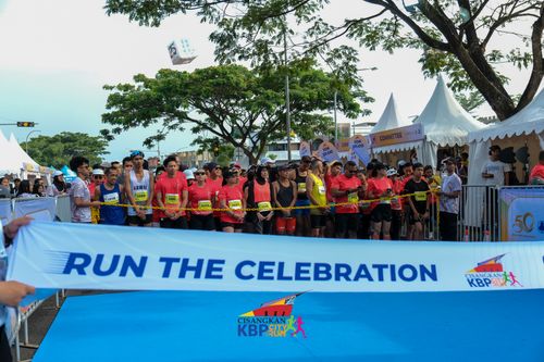 Race photo from CISANGKAN KBP CITY RUN 2025