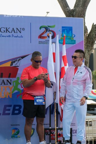 Race photo from CISANGKAN KBP CITY RUN 2025