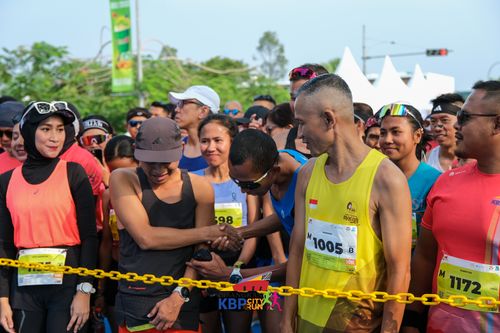 Race photo from CISANGKAN KBP CITY RUN 2025
