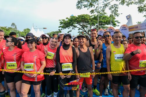 Race photo from CISANGKAN KBP CITY RUN 2025