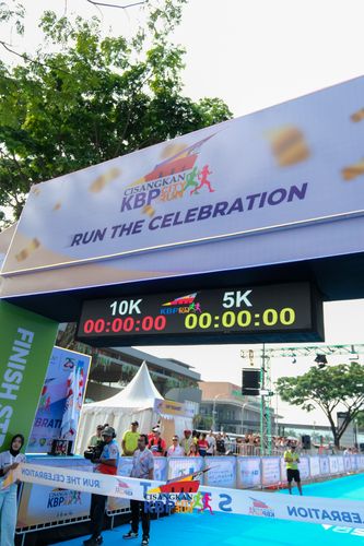Race photo from CISANGKAN KBP CITY RUN 2025
