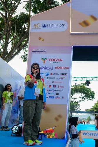Race photo from CISANGKAN KBP CITY RUN 2025