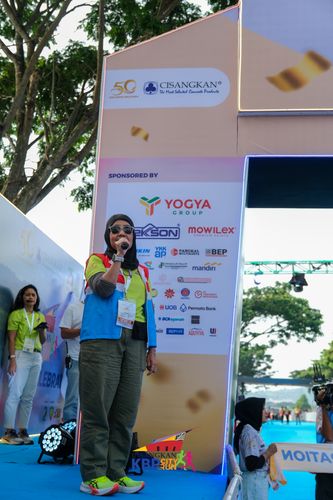 Race photo from CISANGKAN KBP CITY RUN 2025