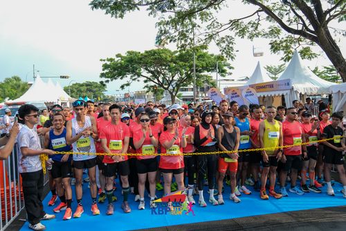 Race photo from CISANGKAN KBP CITY RUN 2025