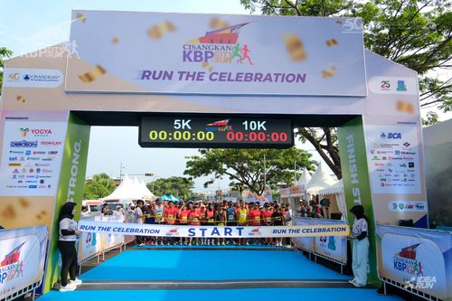 Race photo from CISANGKAN KBP CITY RUN 2025