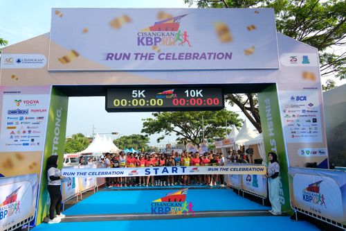 Race photo from CISANGKAN KBP CITY RUN 2025