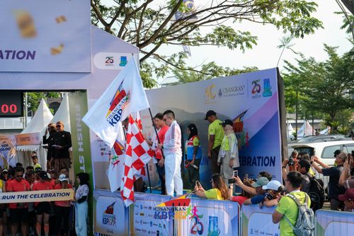 Race photo from CISANGKAN KBP CITY RUN 2025